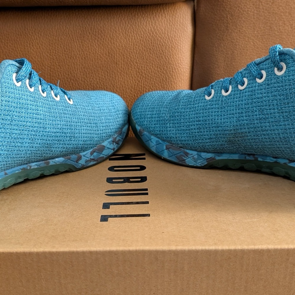 NOBULL Men’s Teal Sneakers - Picture 4 of 7